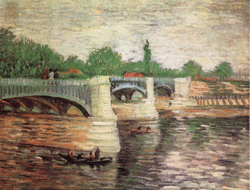 Vincent Van Gogh Pont de la Grande Jatte France oil painting art